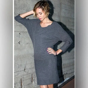 Michael Stars Charcoal‎ Dolman Dress NWT